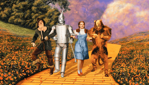 Scarecrow, Tin Man, Dorothy, and Lion from Wizard of Oz