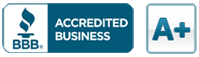Accredited Business BBB and A+ rating